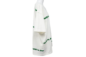 LOUIS VUITTON ルイ・ヴィトン 半袖Ｔシャツ 21AW Tourist VS Purist 1A971R ホワイト グリーン サイズL 中古 42910