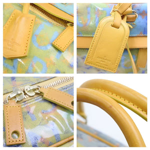LOUIS VUITTON ルイ ヴィトン モノグラム パルプ ウィークエンダーPM ハンドバッグ ボストンバッグ イエロー 美品 42925