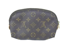 Load image into Gallery viewer, LouisVuitton ルイヴィトン ポシェットコスメティック ポーチ モノグラム M47515 ブラウン ゴールド金具 美品 中古 42930