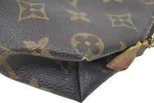 Load image into Gallery viewer, LouisVuitton ルイヴィトン ポシェットコスメティック ポーチ モノグラム M47515 ブラウン ゴールド金具 美品 中古 42930