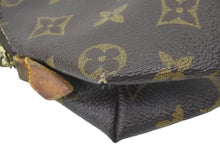 Load image into Gallery viewer, LouisVuitton ルイヴィトン ポシェットコスメティック ポーチ モノグラム M47515 ブラウン ゴールド金具 美品 中古 42930