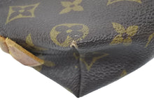 Load image into Gallery viewer, LouisVuitton ルイヴィトン ポシェットコスメティック ポーチ モノグラム M47515 ブラウン ゴールド金具 美品 中古 42930