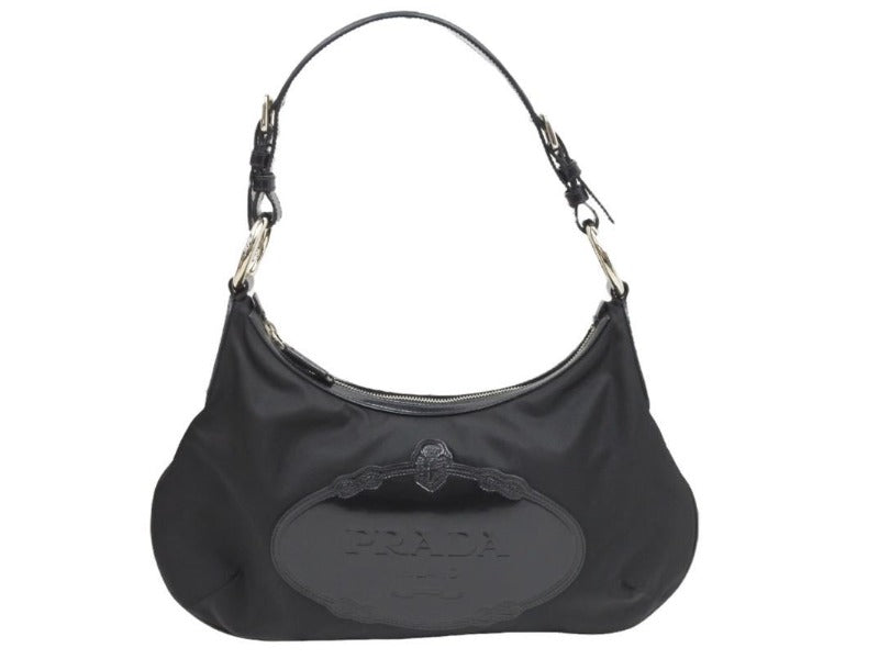PRADA プラダ ショルダーバッグ テスート ナイロン レザー ワン