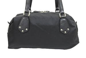 PRADA プラダ トートバッグ 肩掛けバッグ ハンドバッグ 三角ロゴプレート ナイロン レザー 良品 中古 42943
