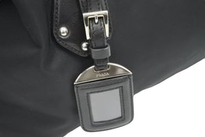 PRADA プラダ トートバッグ 肩掛けバッグ ハンドバッグ 三角ロゴプレート ナイロン レザー 良品 中古 42943