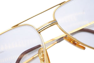 Cartier カルティエ メガネ トリニティ ティアドロップ 度あり 334893 GP ゴールド サイズ59□16 美品 中古 42964