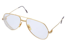 Load image into Gallery viewer, Cartier カルティエ メガネ トリニティ ティアドロップ 度あり 334893 GP ゴールド サイズ59□16 美品 中古 42964