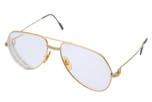 Cartier カルティエ メガネ トリニティ ティアドロップ 度あり 334893 GP ゴールド サイズ59□16 美品 中古 42964