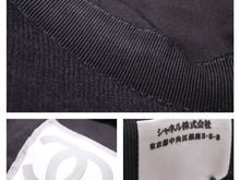 Load image into Gallery viewer, CHANEL シャネル スポーツライン キャップ 帽子 ボックス ロゴ ココマーク ウール ブラック グレー 美品 中古 42992