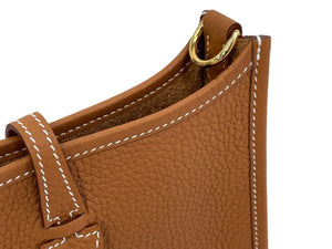 HERMES エルメス エヴリン TPM ショルダーバック 2022年 U刻印 ゴールド ゴールド トゴ 箱付き 未使用品 42996