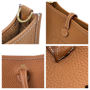 HERMES エルメス エヴリン TPM ショルダーバック 2022年 U刻印 ゴールド ゴールド トゴ 箱付き 未使用品 42996