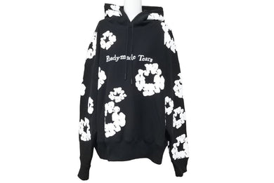 未使用品 READY MADE レディメイド RE-K01-0000-128 DENIM TEARS サイズ L デニムティアーズ パーカー ブラック 中古 42998