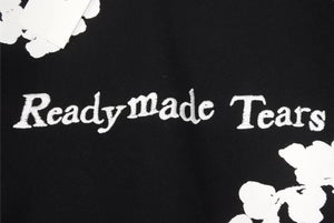 未使用品 READY MADE レディメイド RE-K01-0000-128 DENIM TEARS サイズ L デニムティアーズ パーカー ブラック 中古 42998