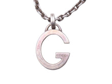 画像をギャラリービューアに読み込む, GUCCI グッチ ネックレス チョーカー アクセサリー ジュエリー Gロゴ Ag925 スターリングシルバー 良品 中古 43003