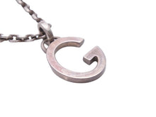 画像をギャラリービューアに読み込む, GUCCI グッチ ネックレス チョーカー アクセサリー ジュエリー Gロゴ Ag925 スターリングシルバー 良品 中古 43003