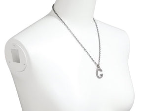 GUCCI グッチ ネックレス チョーカー アクセサリー ジュエリー Gロゴ Ag925 スターリングシルバー 良品 中古 43003