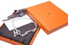 画像をギャラリービューアに読み込む, 新品未使用 HERMES エルメス シェーヌダンクル ネックレス GM 29 コマ 119.4g 新刻 シルバー925 中古 43010