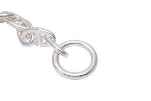 新品未使用 HERMES エルメス シェーヌダンクル ネックレス GM 29 コマ 119.4g 新刻 シルバー925 中古 43010