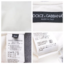 画像をギャラリービューアに読み込む, DOLCE&amp;GABBANA ドルチェアンドガッバーナ ライトジャケット ホワイト グレー ナイロン サイズ50 美品 中古 43044