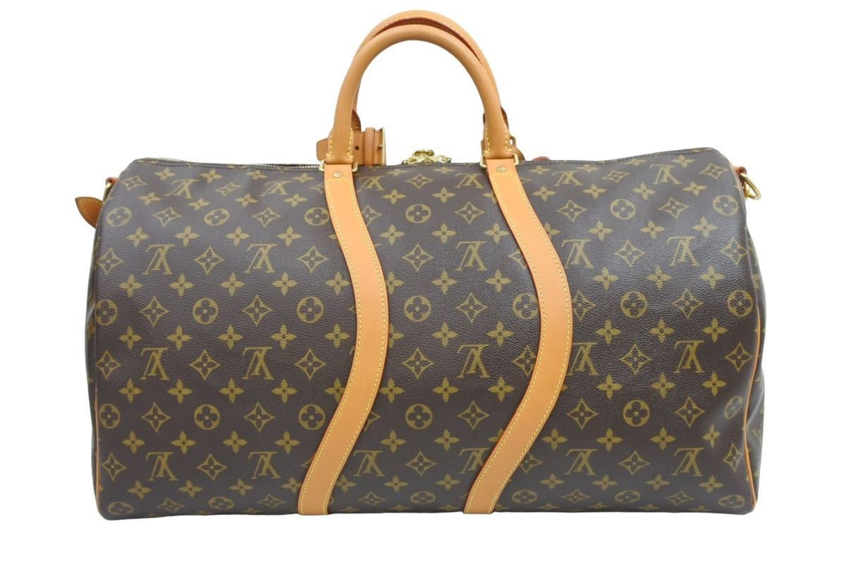 極美品 LOUIS VUITTON ルイ ヴィトン キーポルバンドリエール50