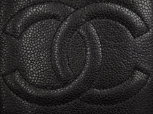 画像をギャラリービューアに読み込む, CHANEL シャネル ヴィンテージ バニティバッグ キャビアスキン ココマーク 4番台 ブラック ゴールド金具 美品 中古 43061