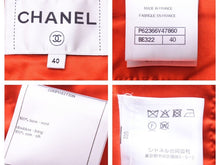 Load image into Gallery viewer, CHANEL シャネル ツイードジャケット ジャケット トップス 上着 P62366V47860 ウール レッド サイズ40 美品 中古 43078
