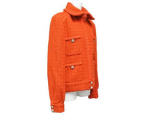 Load image into Gallery viewer, CHANEL シャネル ツイードジャケット ジャケット トップス 上着 P62366V47860 ウール レッド サイズ40 美品 中古 43078