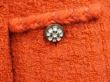 Load image into Gallery viewer, CHANEL シャネル ツイードジャケット ジャケット トップス 上着 P62366V47860 ウール レッド サイズ40 美品 中古 43078