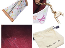 画像をギャラリービューアに読み込む, 極美品 LOUIS VUITTON ルイヴィトン ベルランゴ コインケース マルチ モノグラム ホワイト ゴールド金具 村上 M58020 中古 43094