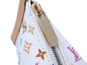 極美品 LOUIS VUITTON ルイヴィトン ベルランゴ コインケース マルチ モノグラム ホワイト ゴールド金具 村上 M58020 中古 43094