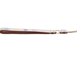 LOUIS VUITTON ルイ・ヴィトン 携帯ストラップ ドラゴンヌ テレフォン モノグラム マルチカラー ホワイト M92597 中古 43117