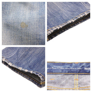 REIGN レイン REGULAR FIT レギュラーフィット デニムパンツ ダメージパンツ ブルー サイズ32 良品 中古 43123