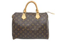 Load image into Gallery viewer, LOUIS VUITTON ルイ ヴィトン スピーディ 30 モノグラム ブラウン M41526 ハンドバッグ ミニボストン 美品 中古 43164