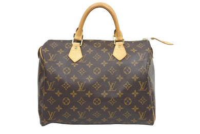 LOUIS VUITTON ルイ ヴィトン スピーディ 30 モノグラム ブラウン M41526 ハンドバッグ ミニボストン 美品 中古 43164