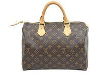 Load image into Gallery viewer, LOUIS VUITTON ルイ ヴィトン スピーディ 30 モノグラム ブラウン M41526 ハンドバッグ ミニボストン 美品 中古 43164
