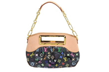 画像をギャラリービューアに読み込む, 極美品 LOUIS VUITTON ルイヴィトン ジュディPM M40258 モノグラムマルチ 村上隆 ブラック ゴールド金具 中古 43167