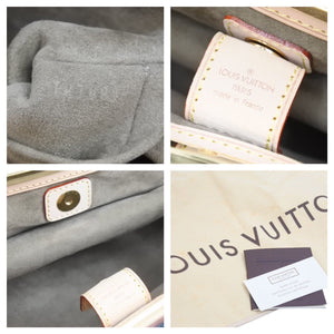 極美品 LOUIS VUITTON ルイヴィトン ジュディPM M40258 モノグラムマルチ 村上隆 ブラック ゴールド金具 中古 43167