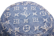 画像をギャラリービューアに読み込む, 極美品 Louis Vuitton ルイヴィトン シャポーモノグラム デニム ハット 帽子 M80207 コットン ライトブルー サイズS 中古 43169