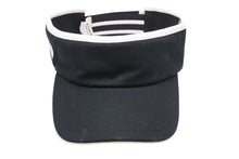 Load image into Gallery viewer, CHANEL シャネル サンバイザー 帽子 ヘッドウェア ココマーク テニスラケットストライプ コットン ONESIZE 良品 中古 43190