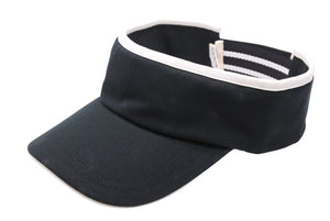 CHANEL シャネル サンバイザー 帽子 ヘッドウェア ココマーク テニスラケットストライプ コットン ONESIZE 良品 中古 43190