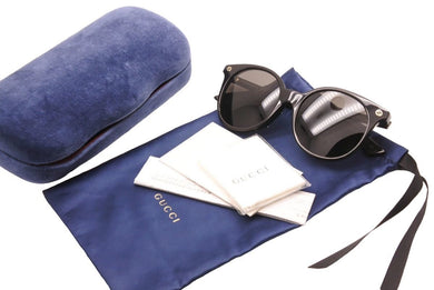 GUCCI グッチ サングラス メガネ アレッサンドロミケーレ GG0091SA プラスチック ブラック サイズ53□18 美品 中古 43199