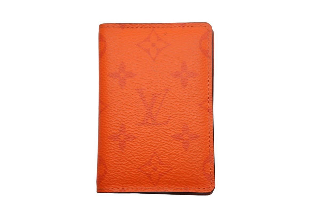 Louis Vuitton ルイ・ヴィトン タイガラマ オーガナイザードゥポッシュ カードケース ボルケーノオレンジ M30437 良品 中古 43205