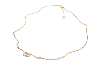 Christian Dior クリスチャンディオール ネックレスチェーン CD ゴールド 定価7.8万 Clair D Lune N1033CDLCY_D301 美品 中古 43206