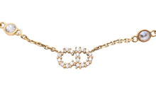 Load image into Gallery viewer, Christian Dior クリスチャンディオール ネックレスチェーン CD ゴールド 定価7.8万 Clair D Lune N1033CDLCY_D301 美品 中古 43206
