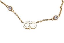 Load image into Gallery viewer, Christian Dior クリスチャンディオール ネックレスチェーン CD ゴールド 定価7.8万 Clair D Lune N1033CDLCY_D301 美品 中古 43206