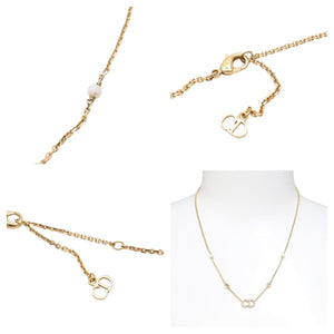 Christian Dior クリスチャンディオール ネックレスチェーン CD ゴールド 定価7.8万 Clair D Lune N1033CDLCY_D301 美品 中古 43206