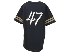極美品 DIOR ディオール Tシャツ リラックスフィット コンパクトジャージー ストライプ ロゴ 47 コットン ブラック XS 中古 43214