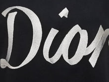 画像をギャラリービューアに読み込む, 極美品 DIOR ディオール Tシャツ リラックスフィット コンパクトジャージー ストライプ ロゴ 47 コットン ブラック XS 中古 43214