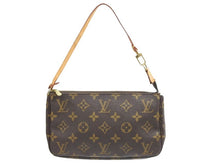 画像をギャラリービューアに読み込む, Louis Vuitton ルイヴィトン アクセソワール モノグラム アクセサリーポーチ ポシェット ブラウン M51980 中古 43216