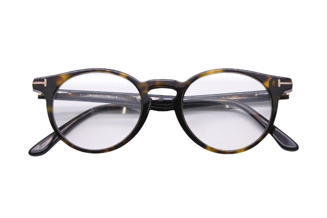 TOM FORD トムフォード メガネ 伊達眼鏡 サングラス フレーム TF5651-K プラスチック ブラック サイズ48□21 美品 中古 43221